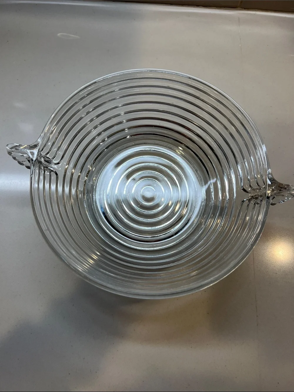 Vintage Anchor Hocking Clear Modern Bowl